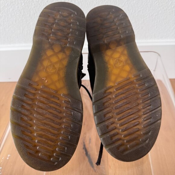 Dr. Martens Junior 1460 Soft Black Leather Boots Size 4 Youth | Classic Combat - Picture 7 of 10